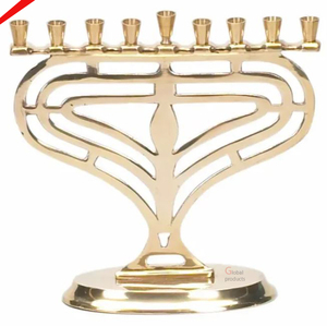 Bougeoir de Hanoukka à 7 branches Menorah 2025 le plus vendu pour le temple de la maison - Product Image 5