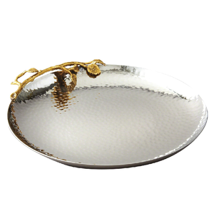 Tazón DE SERVICIO DE ACERO INOXIDABLE elegante y elegante, tazón de hoja de latón de la mejor calidad personalizado, precio barato - Product Image 6