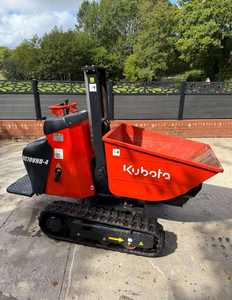 Livraison gratuite, certifié CE EPA, mini-dumper sur chenilles Kubota KC7OVHD-4, mini-transporteur sur chenilles, mini-dumper hydraulique à basculement - Product Image 3