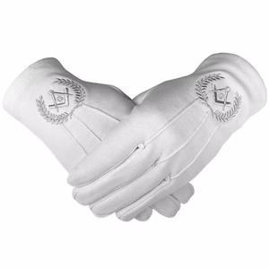 Guantes de Poliéster y Licra Bordados Masónicos Personalizados para Invierno, Fabricación OEM, para Ceremonias Masónicas, con Pantalla Táctil - Product Image 3