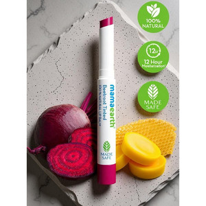ลิปบาล์มแมม่าเอิร์ธ สีบีทรูท 100% จากธรรมชาติ ผสมขี้ผึ้ง ให้สีชมพู - Product Image 3