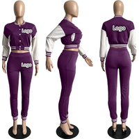 Ensemble de survêtement unisexe en polaire respirant et personnalisable pour l'hiver, taille plus, veste et pantalon (100% coton)