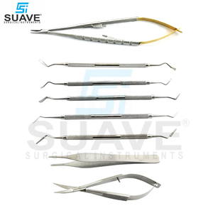 Juego de cirugía ocular de cataratas Juego de instrumentos microquirúrgicos de oftalmología de la mejor calidad de acero inoxidable por SUAVE SURGICAL INSTRUMENTS - Product Image 2