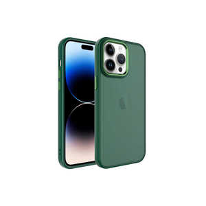 Étui de protection rigide en PC givré vert foncé Netzy Premium pour iPhone 14 Pro Max, accessoire de téléphone portable compatible avec Oppo - Product Image 1