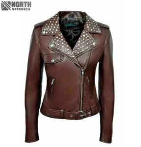 2025 Nueva chaqueta de cuero para mujer de punto transpirable invierno al aire libre colores y tamaños personalizados - Product Image 5