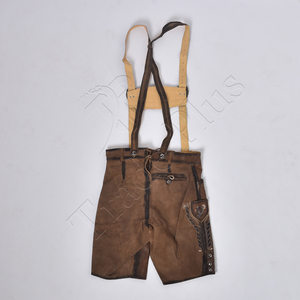 Manufacturer's Best Selling Men's Lederhosen Custom Made Fine Quality Textiles Leather Unique Design Latest Fashion Factory Rate - Product Image 2