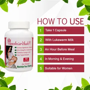 Vanshvardhak female capsule good for reproductive system helps in PCOD & PCOS give strength increase cells