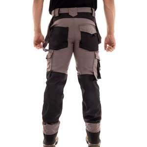 Pantalones de Trabajo Ligeros para Hombre, Pantalones de Trabajo Resistentes con Parches, Alta Visibilidad, Multibolsillos, Pantalones de Seguridad para Hombre - Product Image 4