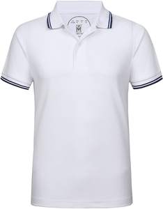 Chemises rayées pour hommes, nouveau design, vente chaude, prix bas, logo personnalisé, tissu jersey respirant, manches courtes - Product Image 3