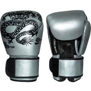 Guantes de boxeo de cuero sintético personalizados para ajuste universal-Entrenamiento y Deportes de lucha - Product Image 2