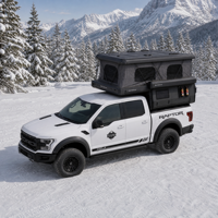 Camping-car coulissant pour camion, camping-car escamotable à coque rigide, camping tout-terrain 4x4 pour pick-up, camping-cars et caravanes