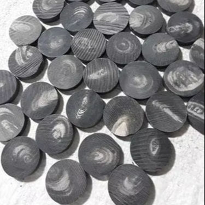 Décoration de paillettes vierges de boutons en corne de buffle naturelle de haute qualité | Tige carrée écologique pour vêtements en jean - Product Image 3