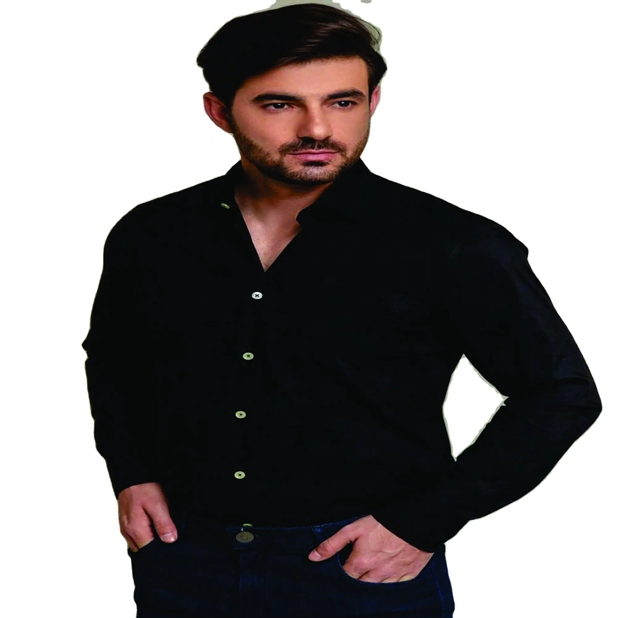 Мужская Фланелевая рубашка с вышивкой, 100% размера