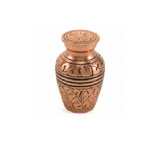 Urnas de Metal grabadas de varios colores, urnas de cremación clásicas, urnas de recuerdo conmemorativo de tamaño personalizado - Product Image 5