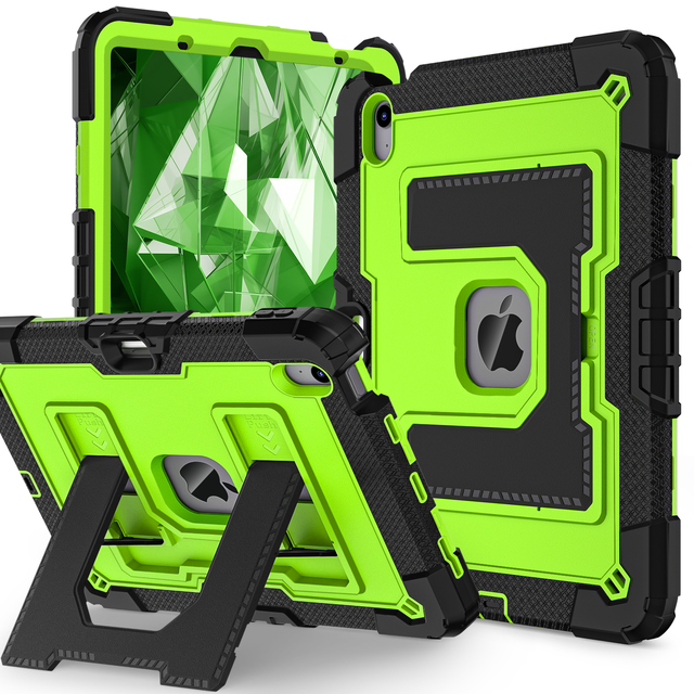 Large Kickstand Tablet Covers Cases for iPad Air M3 M2 5th 4th 11 Inch Heavy Duty Portable Shoulder Strap Back Covers