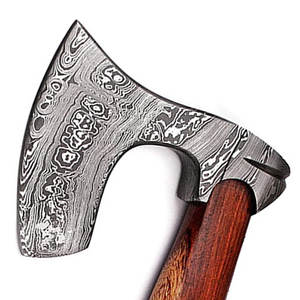 Venta al por mayor personalizado calidad superior OEM ODM servicio caza supervivencia Damasco hacha hecha a mano profesional Camping y hacha al aire libre - Product Image 5