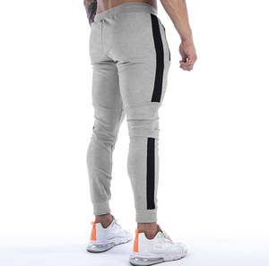 Pantalon de jogging personnalisé grande taille pour hommes Pantalon de survêtement extensible décontracté avec poches cargo à cordon pour le fitness, la musculation et l'entraînement physique - Product Image 4