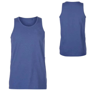 Camisetas sin mangas para hombre de la mejor calidad, con logotipo personalizado, de color sólido, talla grande, transpirables, para gimnasio y entrenamiento. - Product Image 4