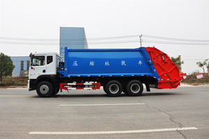 รถบรรทุกอัดขยะ 6*4 LHD RHD ขนาด 20CBM 22CBM 25CBM สำหรับขนส่งขยะและของเสีย - Product Image 4