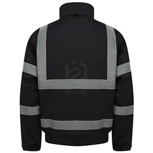 Veste de sécurité imperméable 2024, matériau en coton durable, vêtements de travail haute visibilité, prix de gros, fabriqué au Pakistan - Product Image 2