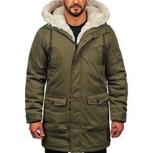 Veste parka tendance pour homme avec couette 300gsm entièrement chaude fabriquée avec le meilleur matériau Service OEM Veste parka personnalisée pour homme - Product Image 1