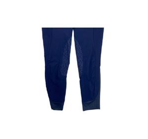 Pantalones de Montar a Caballo Unisex Azul Oscuro, con Logotipo Personalizado, de Algodón y Silicona, de Alta Calidad, Tejido Elástico, para Ecuestres - Product Image 3