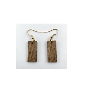 ต่างหูไม้ตัดด้วยเลเซอร์สำหรับเครื่องประดับต่างหูไม้แอฟริกันปรับแต่งดีไซน์ตามความต้องการผลิตภัณฑ์ทำด้วยมือ - Product Image 3