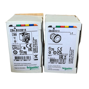 Schneider white Schneider XB4 lampu LED tombol tekan bercahaya - Product Image 2