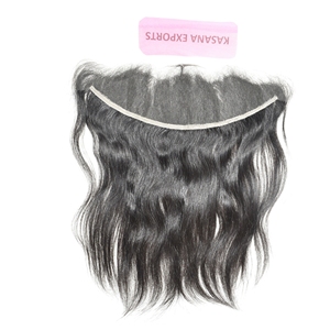 ผลิตผมต่อแบบดิบ ไม่ผ่านกระบวนการใดๆ 13*4HD แบบ Frontal ผมเวียดนามแท้ สีธรรมชาติ ไม่ผ่านการแปรรูป เย็บด้วยเครื่องจักรแบบ Double Weft - Product Image 4