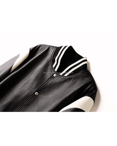 Veste boutonnée légère et respirante en cuir de vachette véritable pour femme, manches longues, collection automne, vente en gros, personnalisable, tendance - Product Image 3