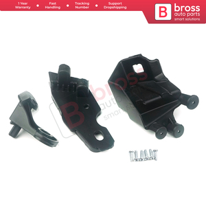 Support de fixation de phare de haute qualité BHL550, kit de réparation avec languette, côté gauche, pour Doblo MK2 263 Facelift 2015-2022, référence 51974244, garantie 1 an. - Product Image 4