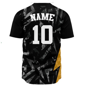Maillot de baseball personnalisé en sublimation pour hommes, respirant, en polyester, uniforme, broderie, impression, maillot de softball vierge, uniformes - Product Image 2