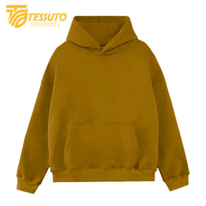 เสื้อฮู้ดผ้าฟลีซแบบสวมหัวสำหรับผู้ชายทรงปกติพอดีตัว100% ผ้าฝ้ายสไตล์ฮิปฮอปปักลายสำหรับฤดูใบไม้ร่วงแบบ DIY - Product Image 5