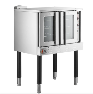 รับสิ่งนี้เลย! เตาอบแก๊สโพรเพนแบบพาความร้อนขนาดมาตรฐาน รุ่น FGC-100L ของ Diner's-Perfomance แบบชั้นเดียว ความลึกมาตรฐาน พร้อมขาตั้ง - 54,000 BTU - Product Image 1