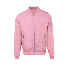 Veste bomber rose d'hiver de haute qualité, vente chaude du fabricant OEM, veste d'hiver du Pakistan, veste à séchage rapide pour homme, personnalisée - Product Image 1