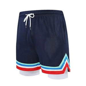 Pantalones cortos de gimnasio de secado rápido OEM para hombres, pantalones de chándal para entrenamiento de tenis y correr, nombre de equipo personalizado para entrenamiento físico - Product Image 1