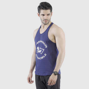 Invincible Navy Tank Reload 100% Cotton Breathable Feature - Product Image 1