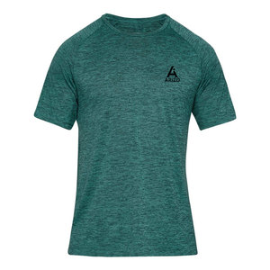 บริการ OEM เสื้อยืดผู้ชาย ผ้าฝ้าย 100% ถักทอ ระบายอากาศได้ดี เป็นมิตรกับสิ่งแวดล้อม คอกลม แขนสั้น โลโก้ด้านหน้า สไตล์ลำลอง ผลิตในปากีสถาน - Product Image 1
