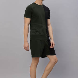 Vente flash - T-shirt et short pour homme de qualité supérieure, 100% coton, séchage rapide, respirant, léger, pour usage extérieur, pour adultes - Product Image 4