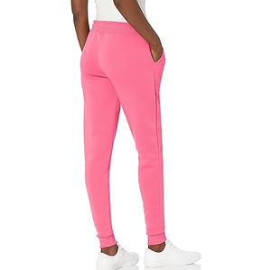 Pantalon modeste de luxe pour femmes pantalon en cachemire rose doux avec cordon de serrage personnalisé grande taille vêtements pour femmes vente en gros - Product Image 5