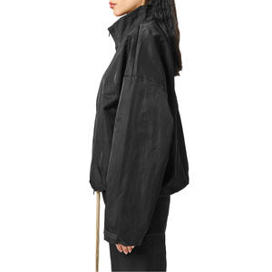 Survêtement Imprimé à Capuche Sur Mesure, Style Tendance, Couleur Unie, Coupe-Vent, Imperméable, Léger, 100% Polyester, Panneau Sportif - Product Image 4