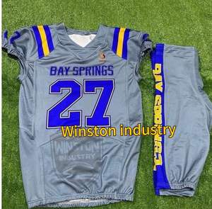 Maillot de football américain par sublimation Offre Spéciale Vêtements de football d'équipe personnalisés pour hommes Uniforme de football américain pour jeunes en gros - Product Image 4