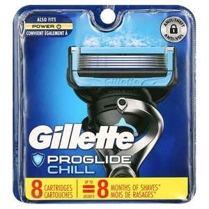 Para cartuchos de recarga ProShield Chill, cuchillas manuales de acero inoxidable de 8 piezas para hombres - Product Image 3