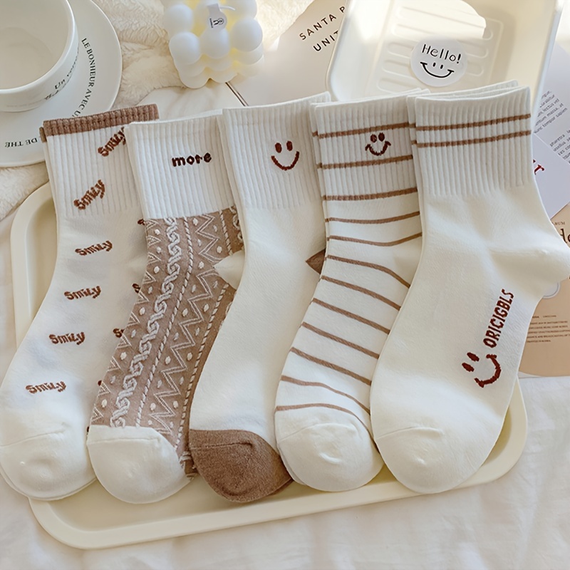 Blanc - 5 paires par lot