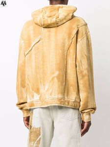 Sudadera Unisex con Capucha, Estilo Acid Wash, 100% Algodón, Ligera, Ecológica, para Invierno, con Logotipo Personalizado, Corte Holgado, Larga, para Otoño - Product Image 4