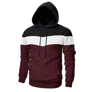 Sudadera con Capucha para Hombre, Bordado Personalizado, Estilo Urbano, Holgada, de Invierno, Cálida, de Forro Polar, Informal - Product Image 1