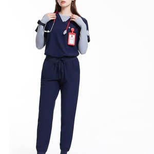 ชุดสูทสำหรับพยาบาลชุดสครับพยาบาลสีตามสั่ง - Product Image 4