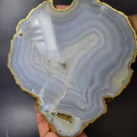 Vente chaude, grand plateau à fromage en agate de 11 pouces, qualité supérieure, cristal naturel, plateau en quartz rose, pierre précieuse, fournisseur en gros