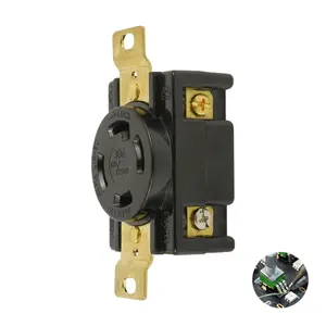 Quality product NEMA L14-30R 30A 125/250V Connect securely Locking Receptacle for Tamper-resistant seal