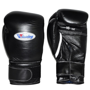 Gants de boxe en cuir professionnels avec fermeture velcro au poignet, gants d'entraînement et de sparring pour hommes et femmes - Product Image 1